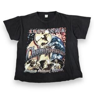 Vintage 1997 NBA Champions Chicago Bulls Rap Tee Rare T Shirt XXL Michael Jordan